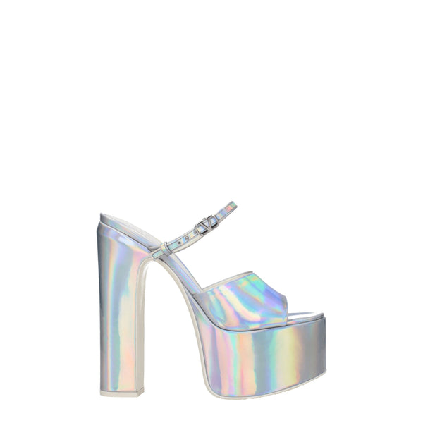 Gray Leather Platforms Valentino Garavani