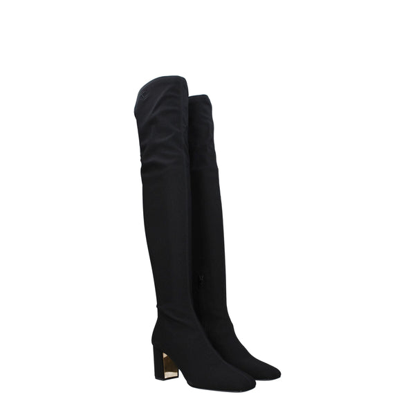 Black Fabric Over The Knee Valentino Garavani