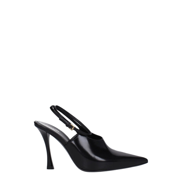 Black Leather High Heel Pumps Givenchy
