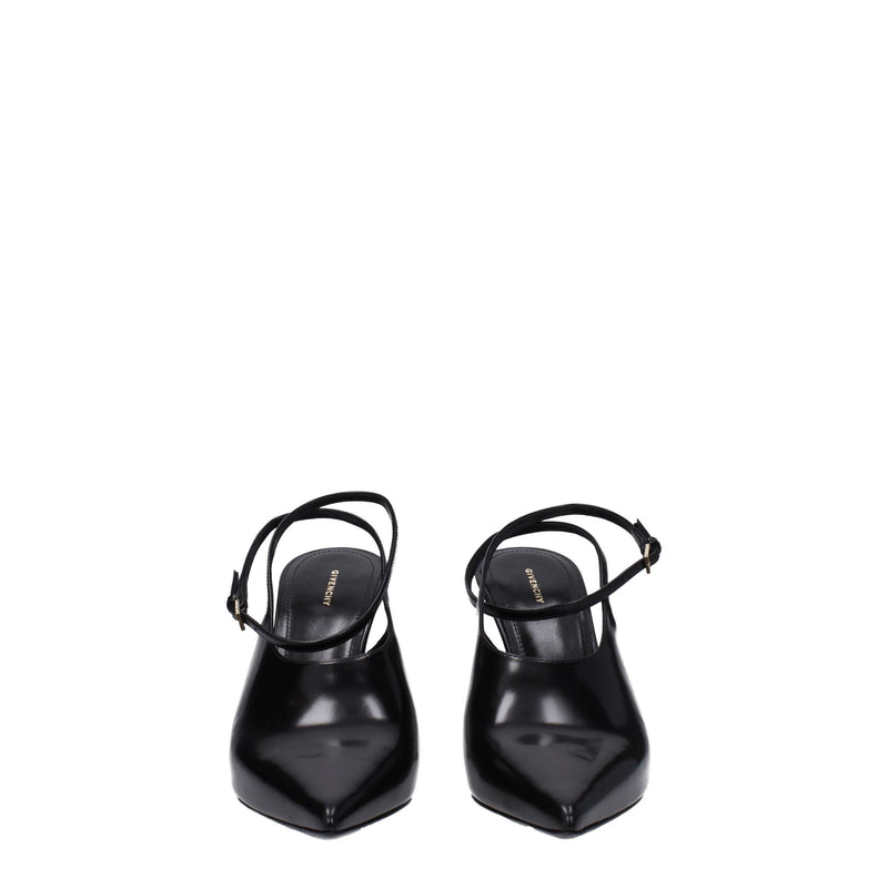 Black Leather High Heel Pumps Givenchy