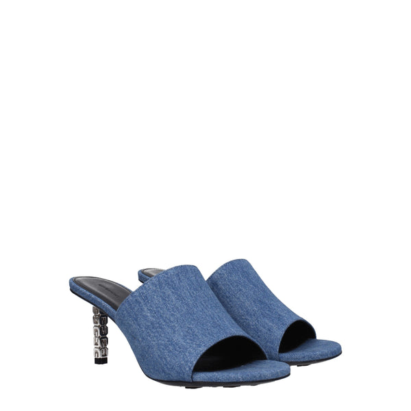 Blue Fabric Platforms Givenchy