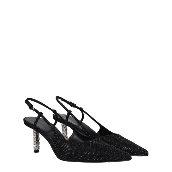 Black Fabric High Heel Pumps Givenchy
