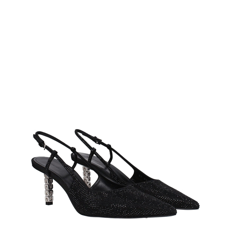Black Fabric High Heel Pumps Givenchy