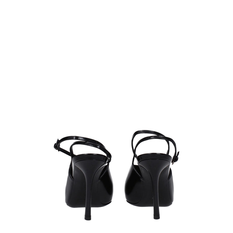 Black Leather High Heel Pumps Givenchy