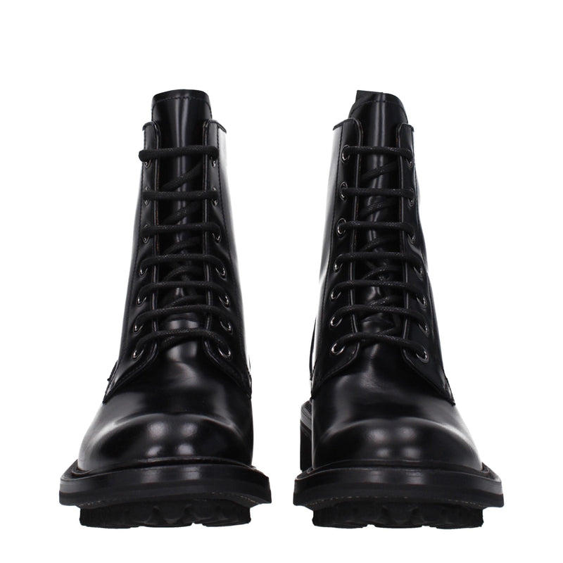 Black Leather Ankle Boots Church's