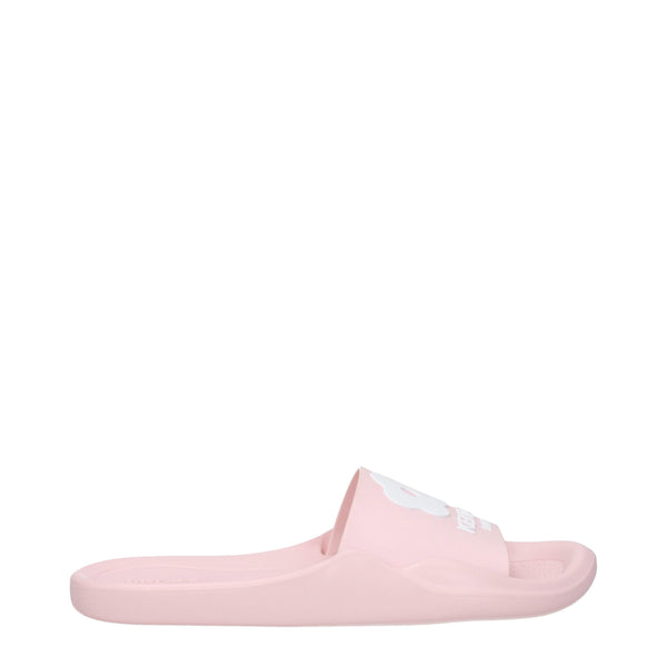 Pink Cotton Slippers Sandals Kenzo