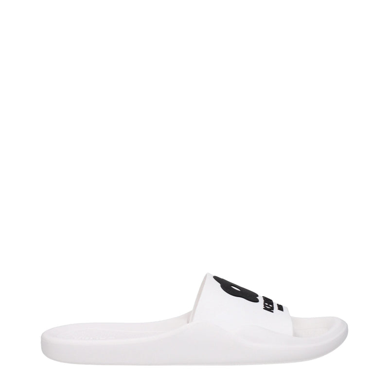 White Cotton Slippers Sandals Kenzo