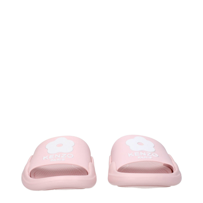 Pink Cotton Slippers Sandals Kenzo