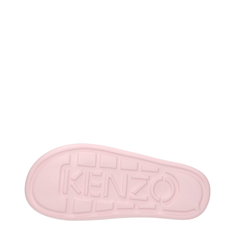 Pink Cotton Slippers Sandals Kenzo