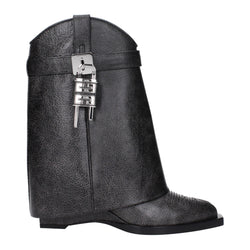 Black Leather Ankle Boots Givenchy