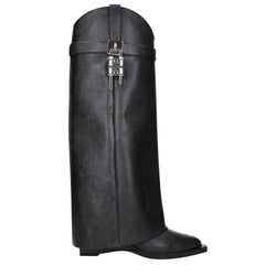 Black Leather Boots Givenchy