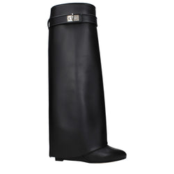 Black Leather Boots Givenchy