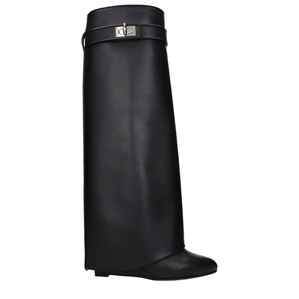 Black Leather Boots Givenchy