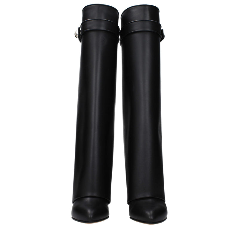 Black Leather Boots Givenchy