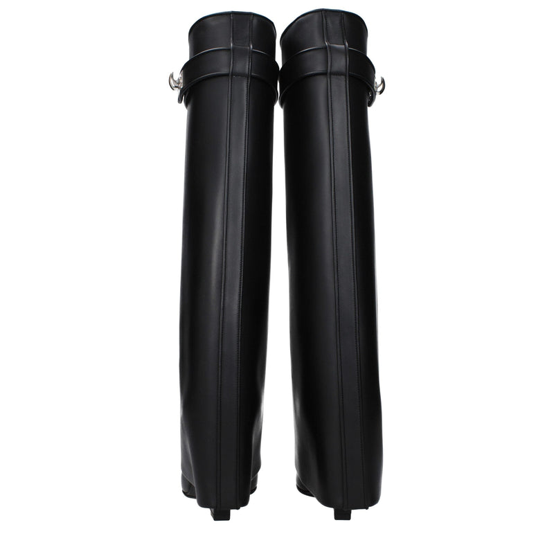 Black Leather Boots Givenchy
