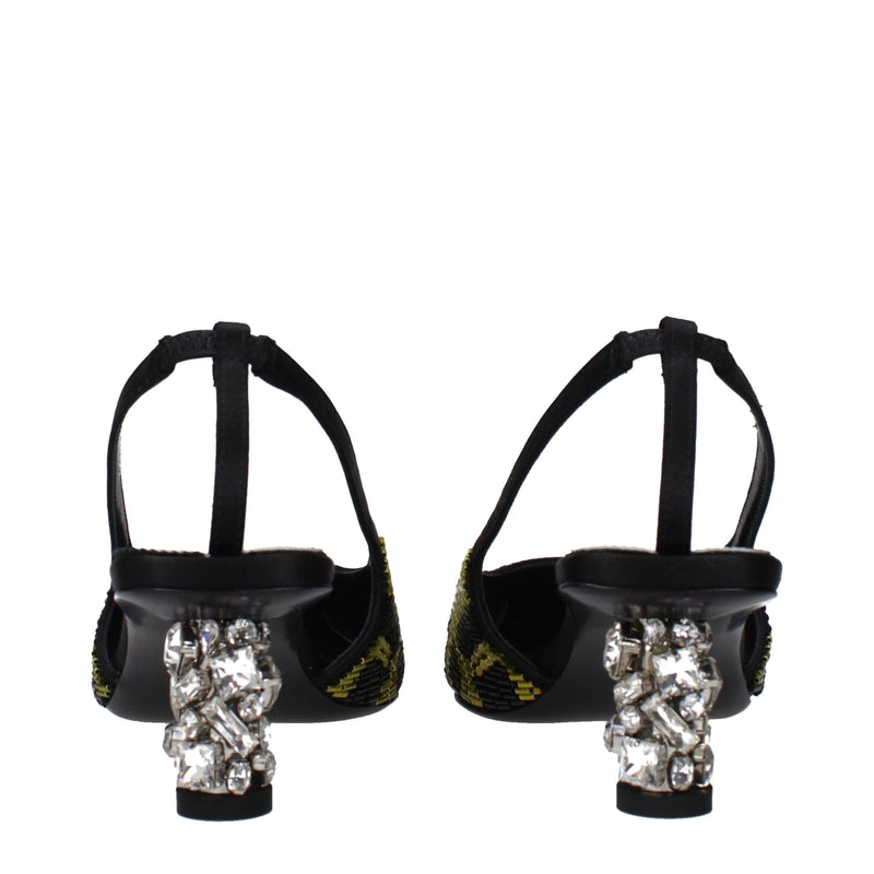 Yellow Satin Stiletto Heels Sandals Tom Ford