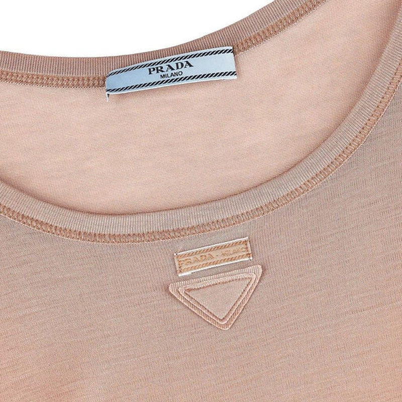Sleeveless Logo Top Prada