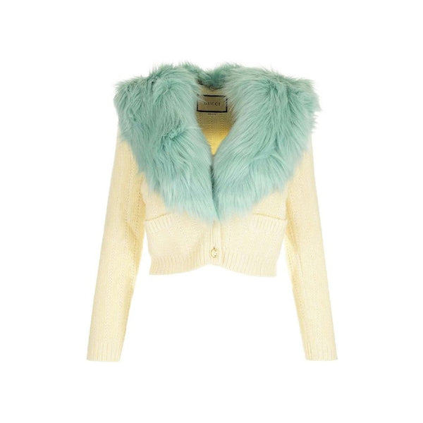 Wool And Cashmere Cardigan Gucci
