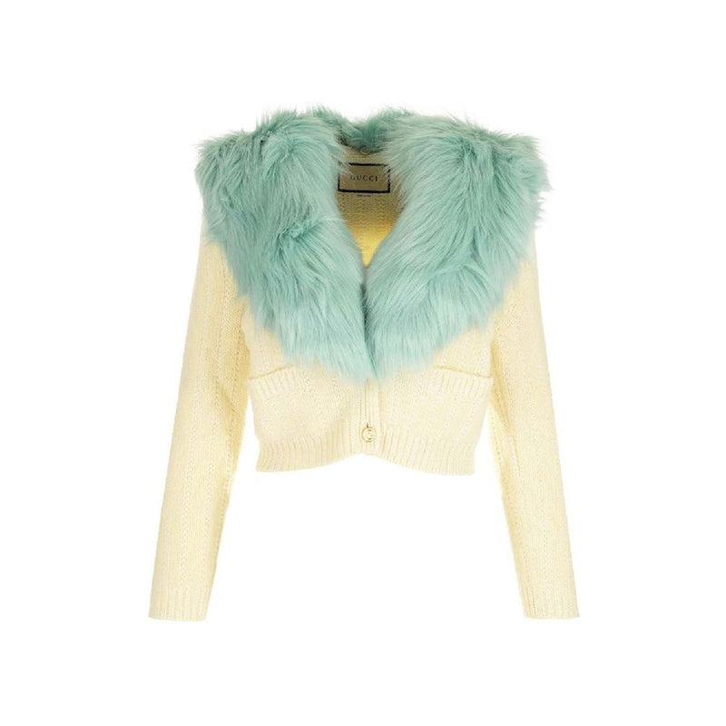 Wool And Cashmere Cardigan Gucci