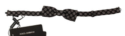 Elegant Polka Dot Silk Bow Tie Dolce & Gabbana