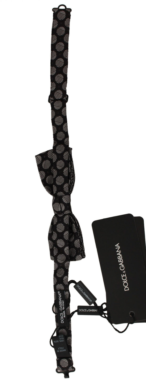 Elegant Polka Dot Silk Bow Tie Dolce & Gabbana