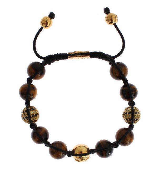 Chic Multicolor CZ & Tigers Eye Bracelet Nialaya