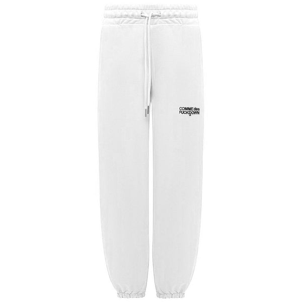 White Cotton Jeans & Pant Comme Des Fuckdown