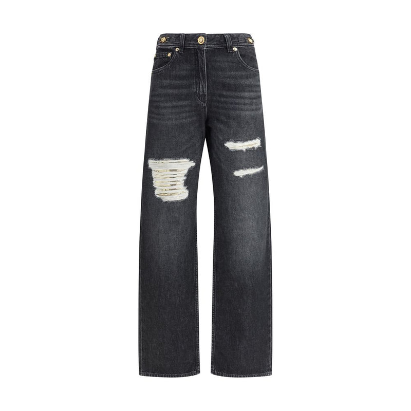 Cut-Out detail Jeans Versace
