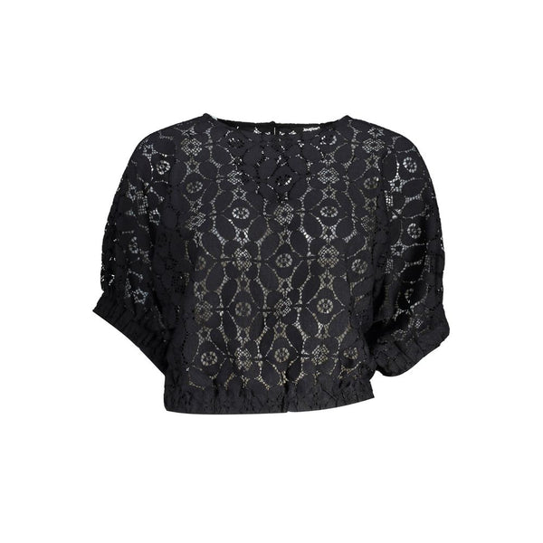 Black Polyester Tops & T-Shirt Desigual