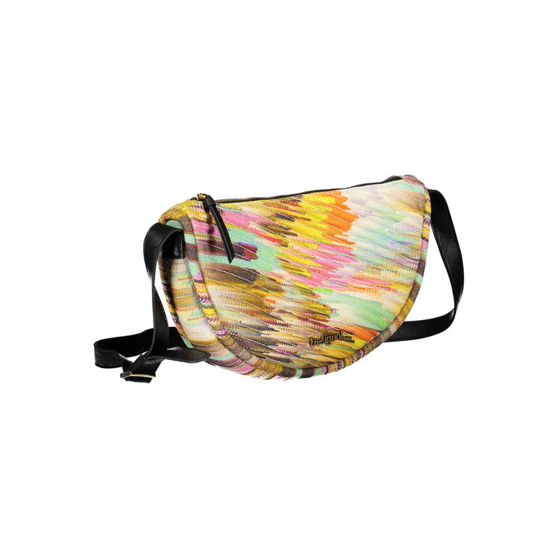 Yellow Polyester Handbag Desigual