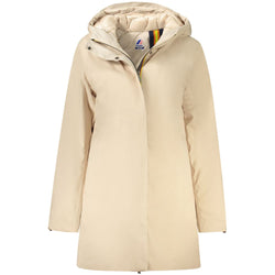 Beige Polyester Jackets & Coat K-WAY
