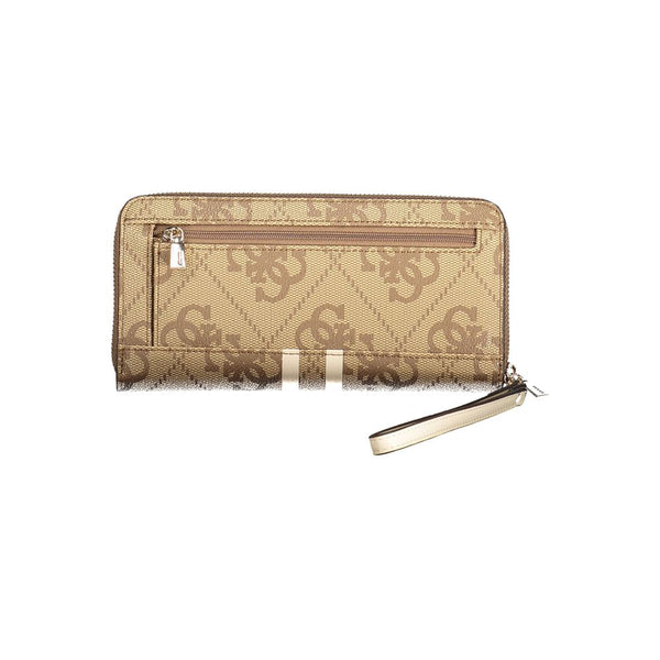 Beige Polyethylene Women Wallet Guess Jeans