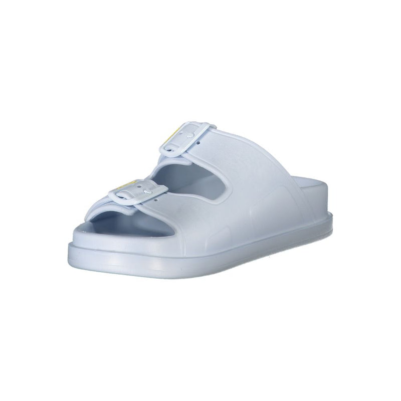 Blue Polyethylene Women Sandal Blauer