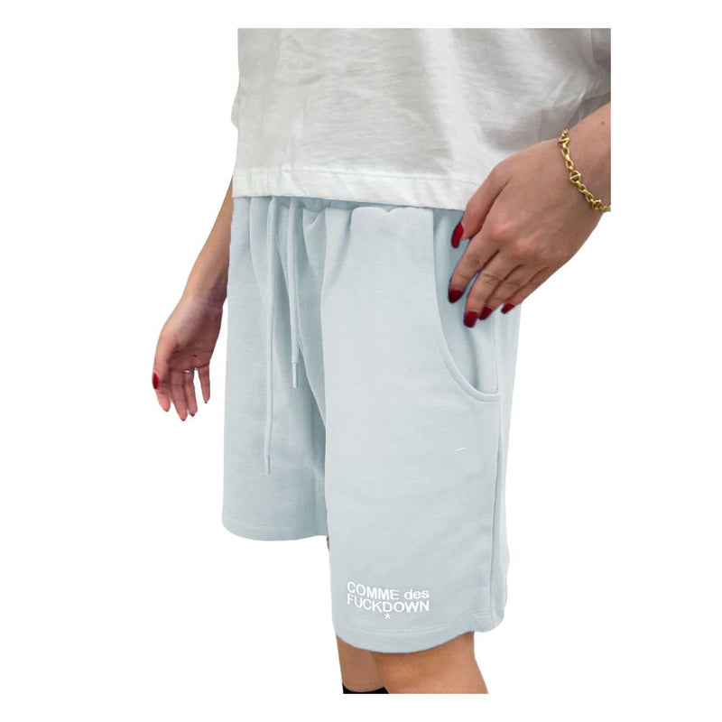 Gray Cotton Short Comme Des Fuckdown