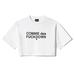 White Cotton Tops & T-Shirt Comme Des Fuckdown
