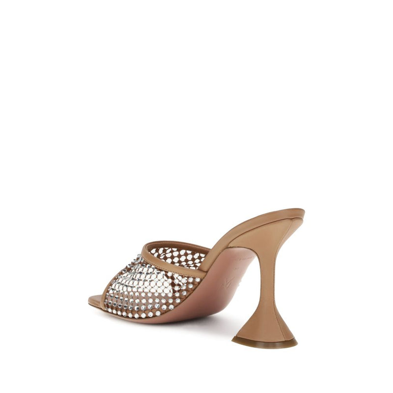 Lupita Crystal Sandals Amina Muaddi