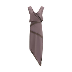 Asymmetrical midi Dress The Attico