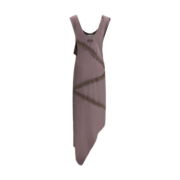 Asymmetrical midi Dress The Attico