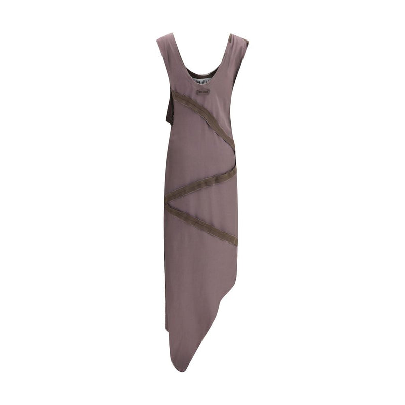 Asymmetrical midi Dress The Attico