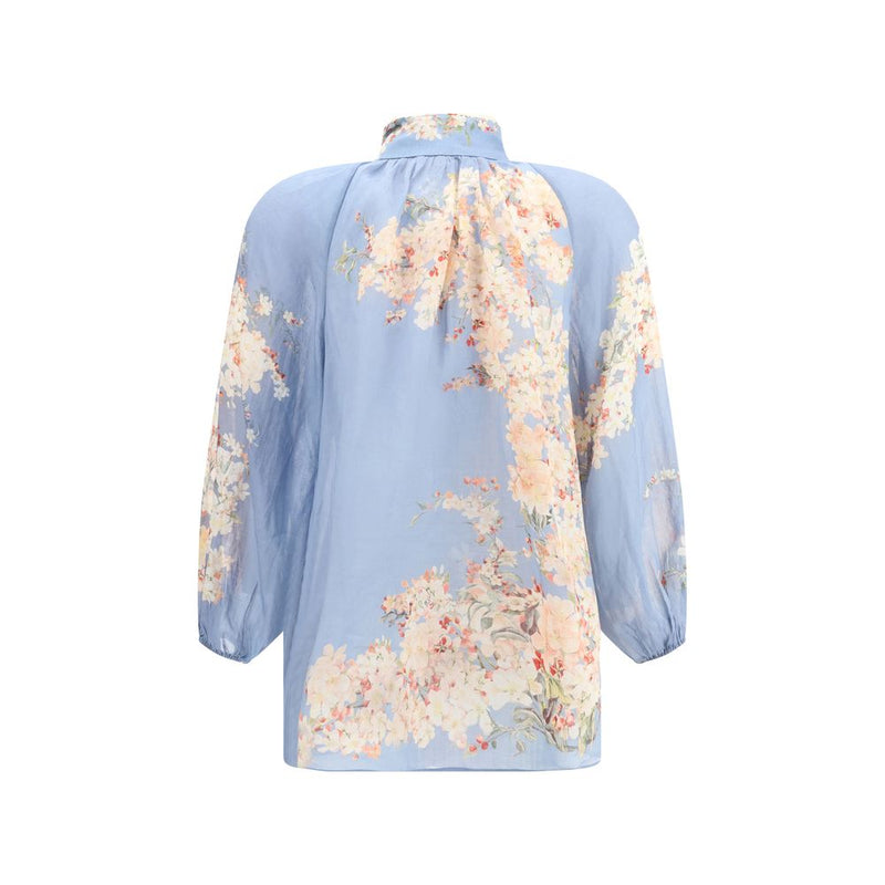 Cascadian Blouse with puff sleeves Zimmermann