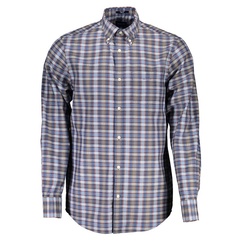 Blue Cotton Shirt Gant