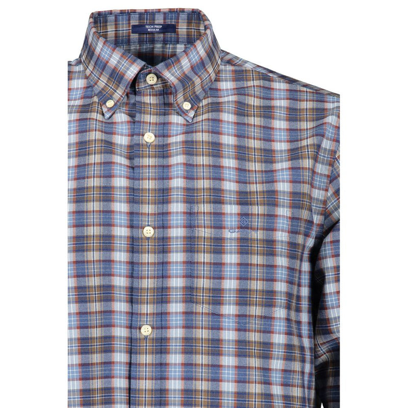 Blue Cotton Shirt Gant