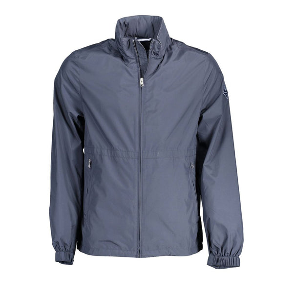 Blue Polyester Jacket Gant