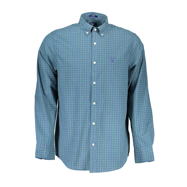 Blue Cotton Shirt Gant