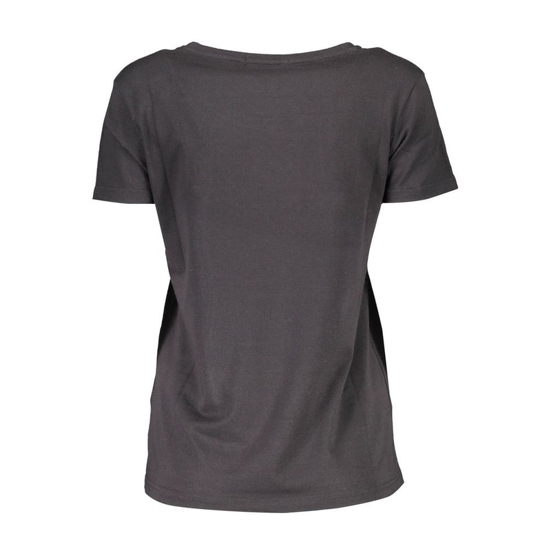 Black Cotton Tops & T-Shirt Scervino Street