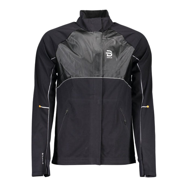 Black Polyester Jacket Bjorn Daehlie