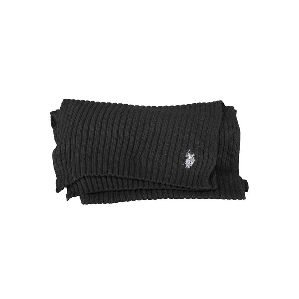 Black Wool Scarf U.S. POLO ASSN.