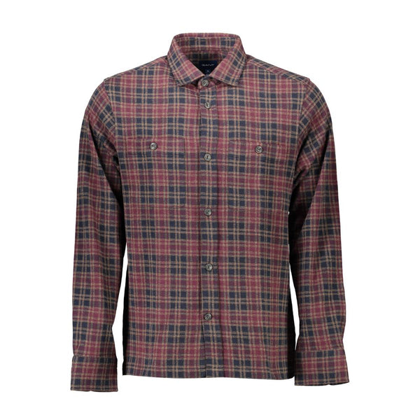 Brown Cotton Shirt Gant