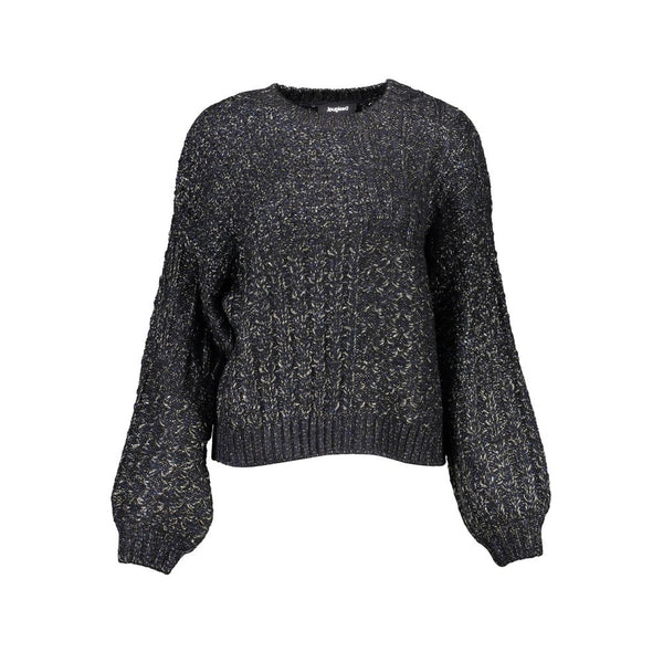 Black Polyester Sweater Desigual