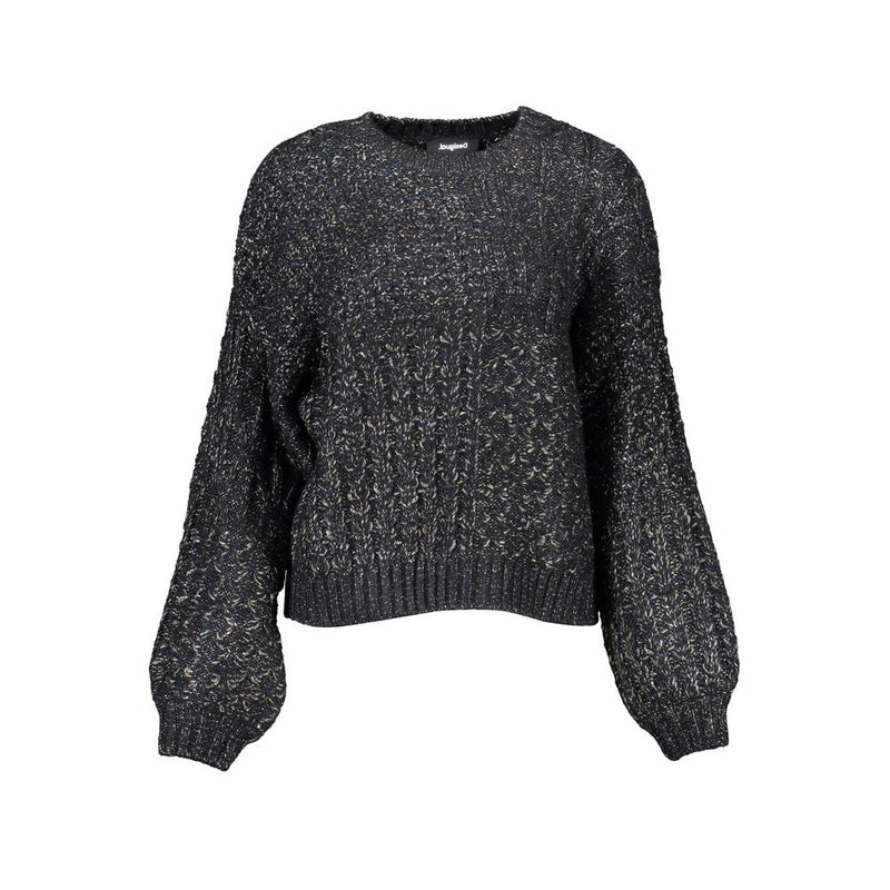 Black Polyester Sweater Desigual